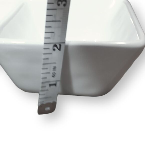 Rae Dunn 2017 OG Graphic Office Divided Two Compartment Dish Organizer White - Picture 6 of 8